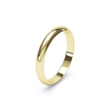 - D Shape Profile Wedding Ring 9k Yellow Gold Wedding Bands Lily Arkwright