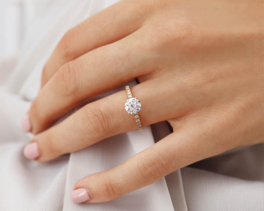 Giselle Lab Diamond Engagement Ring