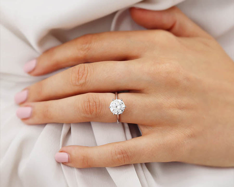 Lillie Lab Diamond Engagement Ring
