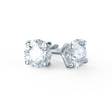 SENA - Certified Lab Diamond 18k White Gold Stud Earrings Earrings Lily Arkwright