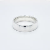 - Regular Court Satin Polish Wedding Ring 9k White Gold