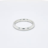 - Regular Court Profile Plain Wedding Ring 18k White Gold
