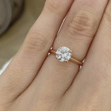 GRACE - Chatham® Lab Grown Aqua Spinel Solitaire 18k White Gold