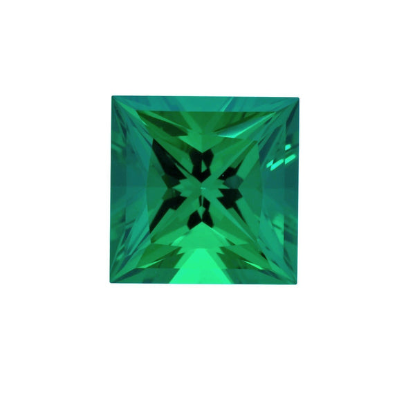 SQUARE CUT - Chatham Lab Grown Emerald Loose Gem Loose Gems Charles & Colvard