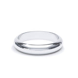 - D Shape Wedding Ring 9k White Gold Wedding Bands Lily Arkwright